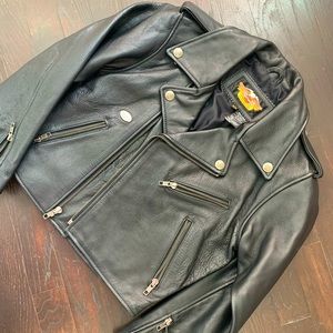 HARLEY DAVIDSON LEATHER CROP JACKET